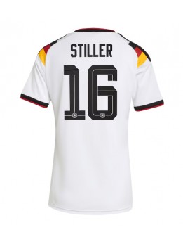 Tyskland Angelo Stiller #16 Replika Hemmakläder Dam VM 2026 Kortärmad